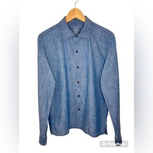 Save Khaki lightweight denim work shirt, men’s XS